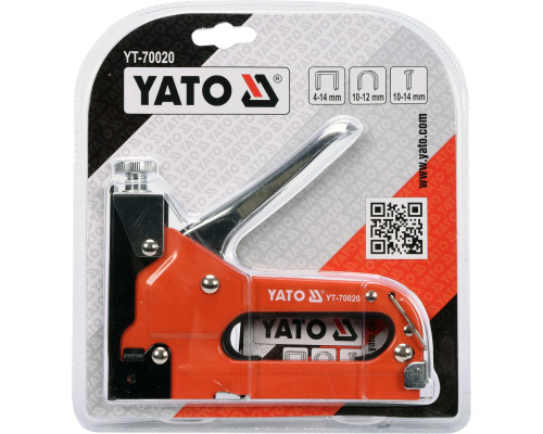 Степлер з регулятором для скоб YATO YT-70020