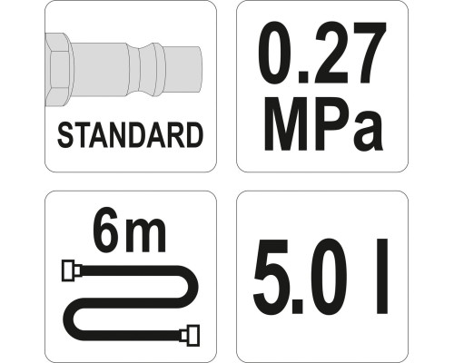 Пристрій для заміни гальмівної рідини YATO YT-06845