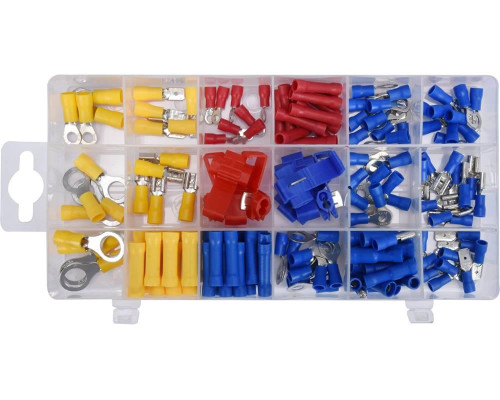 Комплект електричних з'єднувачів MIX 160 шт. YATO YT-06891