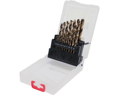 Набір свердел по металу CO-HSS 1-10 мм YATO YT-41604