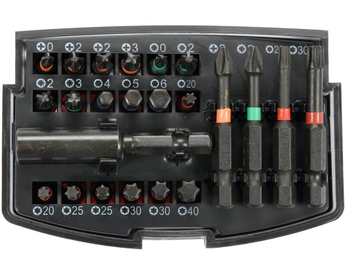 Набір насадок для викруток 23 шт YATO YT-04621