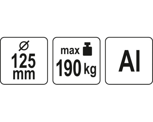Держатель для стекла до 190 кг YATO YT-37237