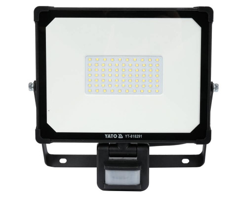 SMD Світлодіодний прожектор з датчиком руху 50Вт 4750лм YATO YT-818291