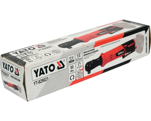 Безщіткова акумуляторна тріскачка YATO YT-829021