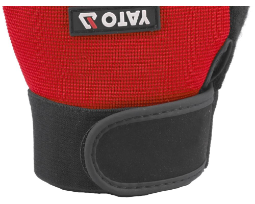 Безпалі захисні спортивні рукавички велосипедиста, р.11 YATO YT-746621