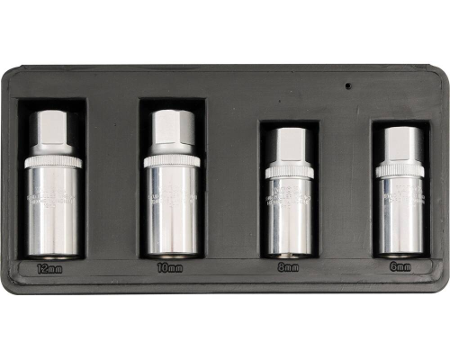 Головки для викручування круглих штифтів 6-12мм 4 шт. Yato YT-0620