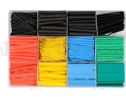 Набір термозбіжних трубок 530 шт YATO YT-068672