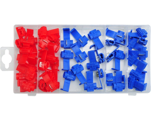 Набір електричних швидкороз'ємних з'єднань із 50 шт. YATO YT-06868