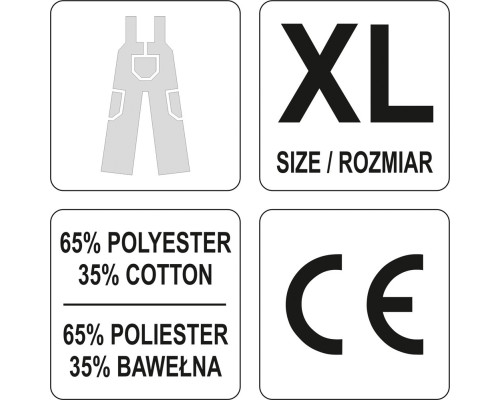 Робочий напівкомбінезон YATO YT-80293 розмір XL