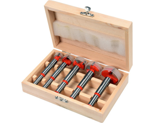 Набір свердел по дереву на петлі 5 шт YATO YT-33015