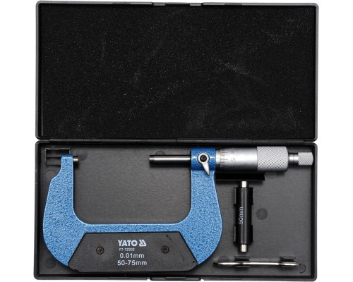 Мікрометр 50-75 мм YATO YT-72302