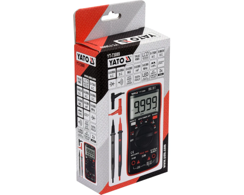 Цифровий мультиметр з РК-дисплеєм YATO YT-73089