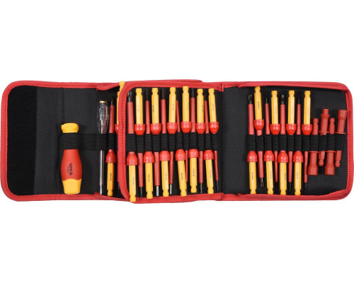 Діелектрична викрутка з 48 ізольованими наконечниками YATO YT-28293