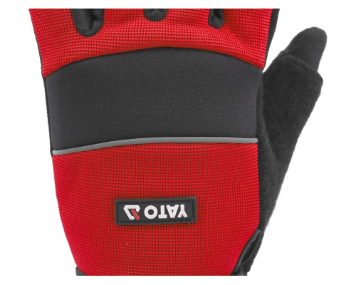 Безпалі захисні спортивні рукавички велосипедиста, р.11 YATO YT-746621