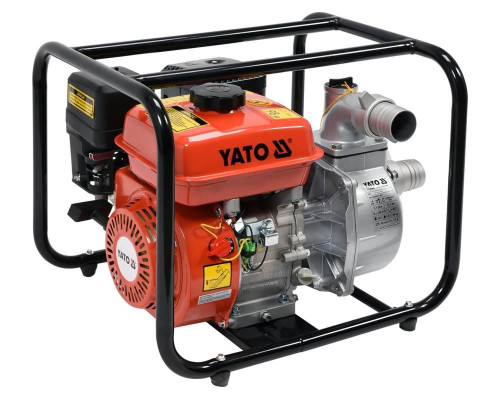 Бензиновий водяний насос 2" 5.9л.с. 36м3/год YATO YT-85401