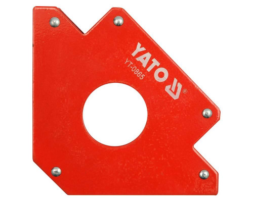 Зварювальний магнітний квадрат 102х190х25 мм YATO YT-0865