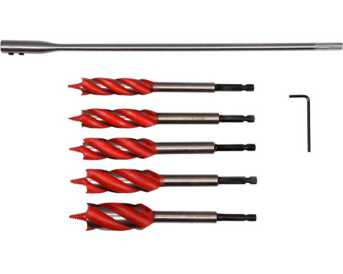 Набір свердел спіральних по дереву 16-26 мм YATO YT-44693