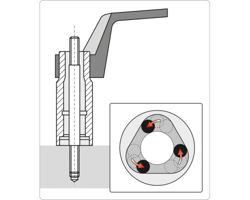 Головки для скручених гайок 1/2 "і 3/8" YATO YT-06033