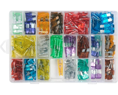 Комплект міні/стандартних запобіжників 301 шт. YATO YT-83148