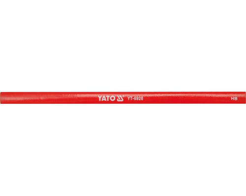 Олівець муляра червоний 245 мм 144шт. YATO YT-6926
