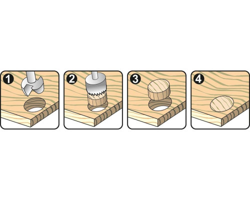 Набір фрез для дерева 10 шт. YATO YT-33837
