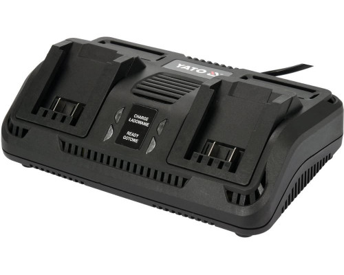 Акумуляторна безщиткова ланцюгова пилка 16", 2х18В, з акумулятором 4Аг YATO YT-828131