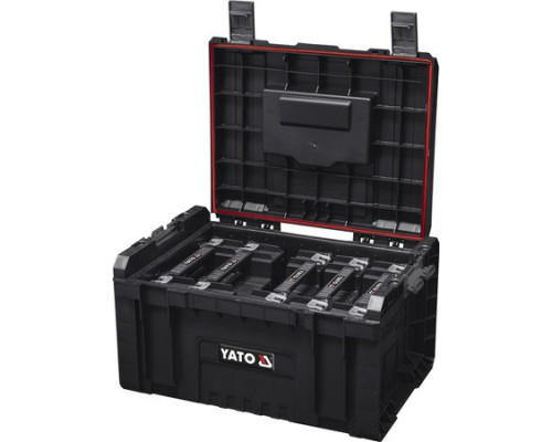 Системный кейс с пятью органайзерами YATO YT-09163