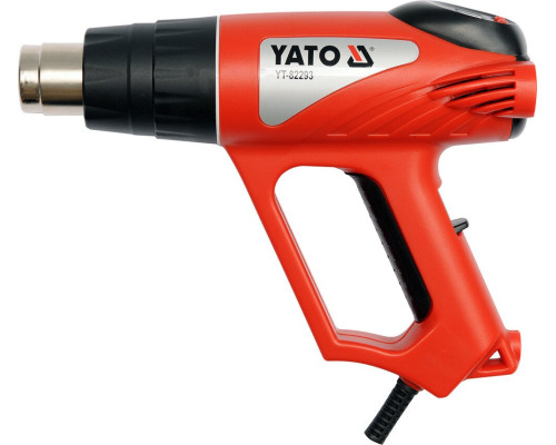 Фен будівельний з дисплеєм 2000 Вт YATO YT-82293