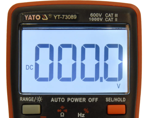Цифровий мультиметр з РК-дисплеєм YATO YT-73089