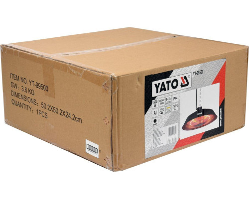 Інфрачервоний обігрівач підвісний YATO YT-99500