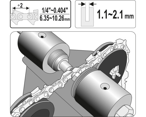 Верстат для клепки ланцюгів YATO YT-84970