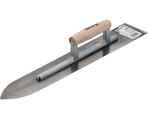 Будівельна гладка загострена гладилка для штукатурки 500 мм YATO YT-5212