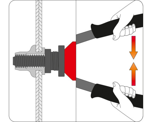 Заклепник для різьбових заклепок М3-М6 YATO YT-36140