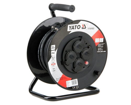 Подовжувач на котушці 30 метрів YATO YT-81053