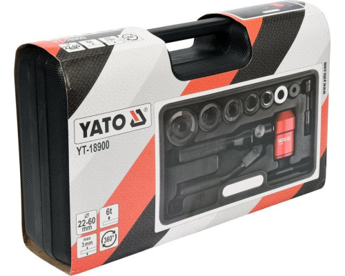 Пробійник гідравлічний для отворів в листах 22-60 мм YATO YT-18900