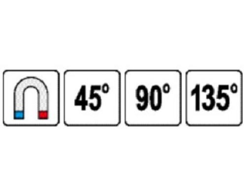 Зварювальний магнітний квадрат 102х155х17 мм YATO YT-0864
