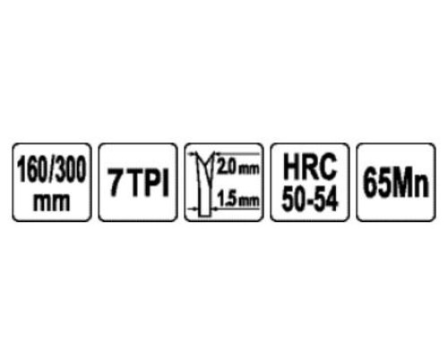 Ножівка по гіпсокартону YATO YT-3134