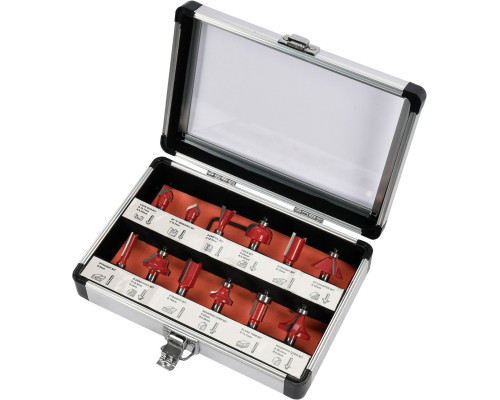 Набір кінцевих фрез по дереву 12 шт YATO YT-68005