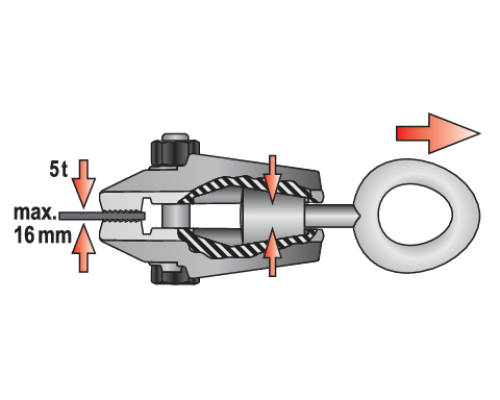 Затискач для листового металу YATO YT-2542