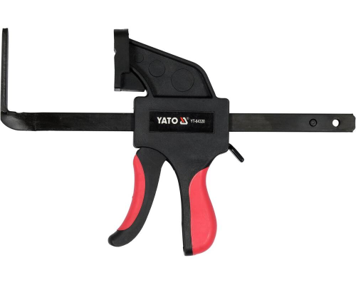 Быстрозажимная струбцина зажим для крепления электрических шин и направляющих YATO YT-64320