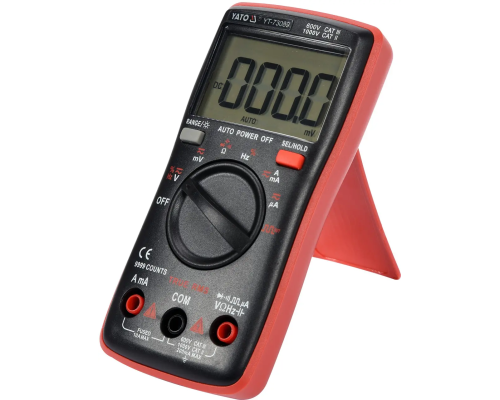 Цифровий мультиметр з РК-дисплеєм YATO YT-73089