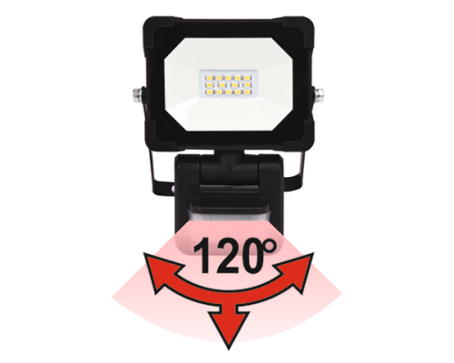 SMD Світлодіодний прожектор з датчиком руху 20Вт 1900лм YATO YT-818271