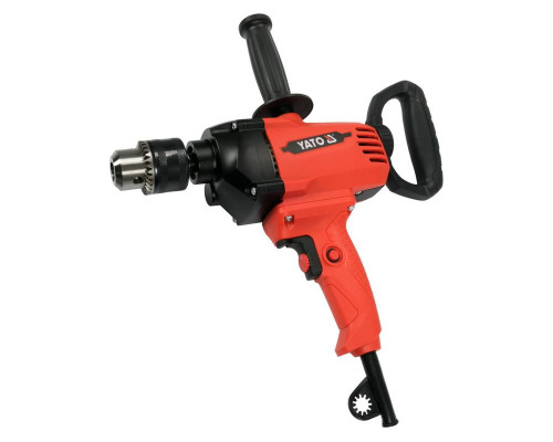 Дриль-міксер 3в1 1200 Вт для замішування розчинів, свердління отворів та загвинчування шурупів YATO YT-82055