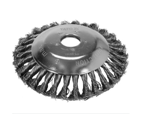 Дротяна щітка для кіс та тримерів YATO YT-85141