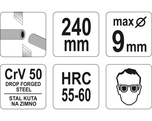 Кабелеріз 240 мм YATO YT-1969