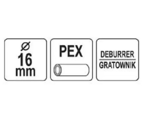 Калібратор для труб PEX-AL-PEX 16мм з фаскознімачом YATO YT-22375