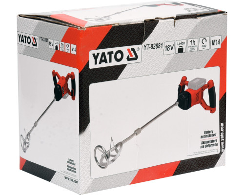 Міксер 18-вольтовий без батареї YATO YT-82881