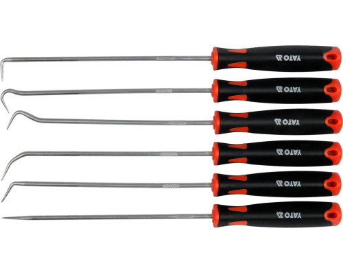 Набір довгих гачків із ручкою 6 шт YATO YT-08428