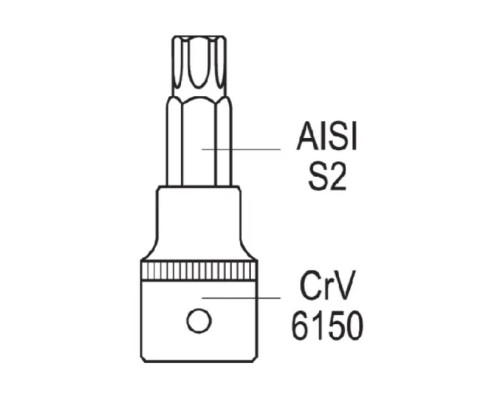 Набор ключей TORX на рейке 12 шт YATO YT-04331