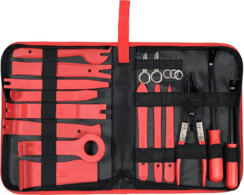 Набір знімачів для оббивки салону та автомагнітоли 19 шт YATO YT-08442